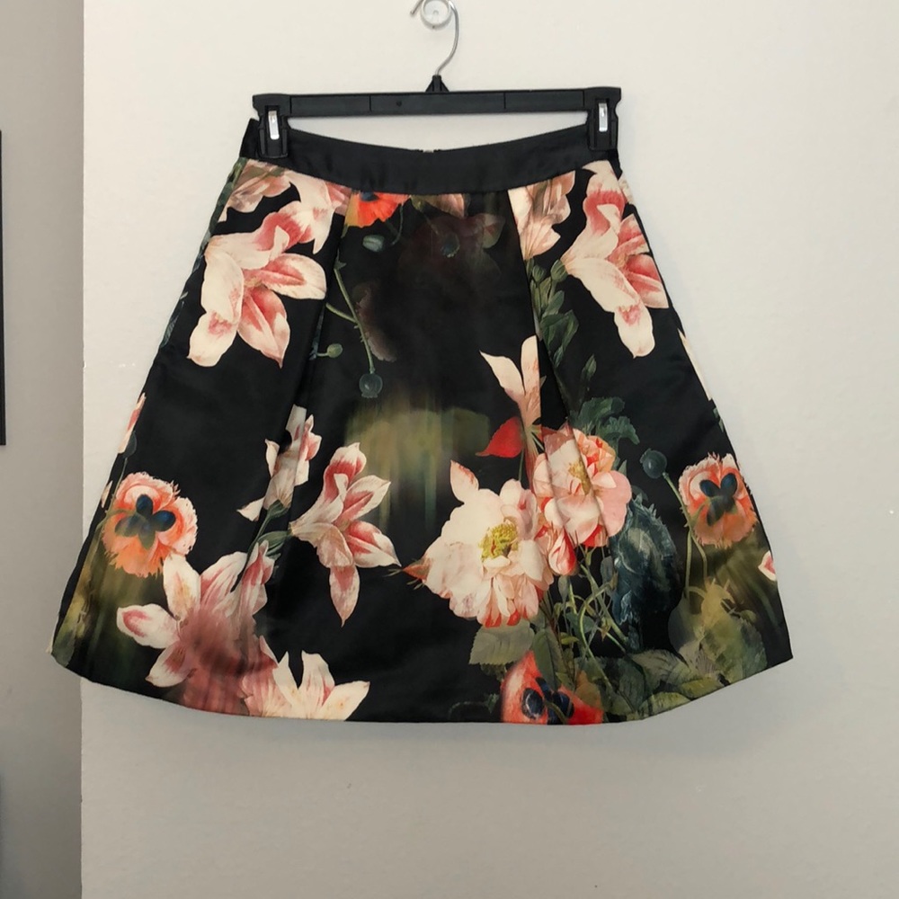 NEW Ted Baker Floral Skirt